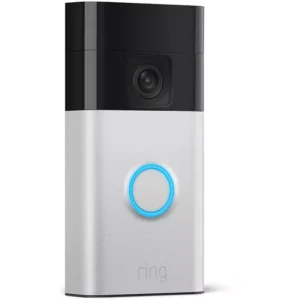 RING Battery Video Doorbell (3rd Gen) - Satin Nickel