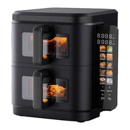 SD10522BLK Dual Air Fryer - Black